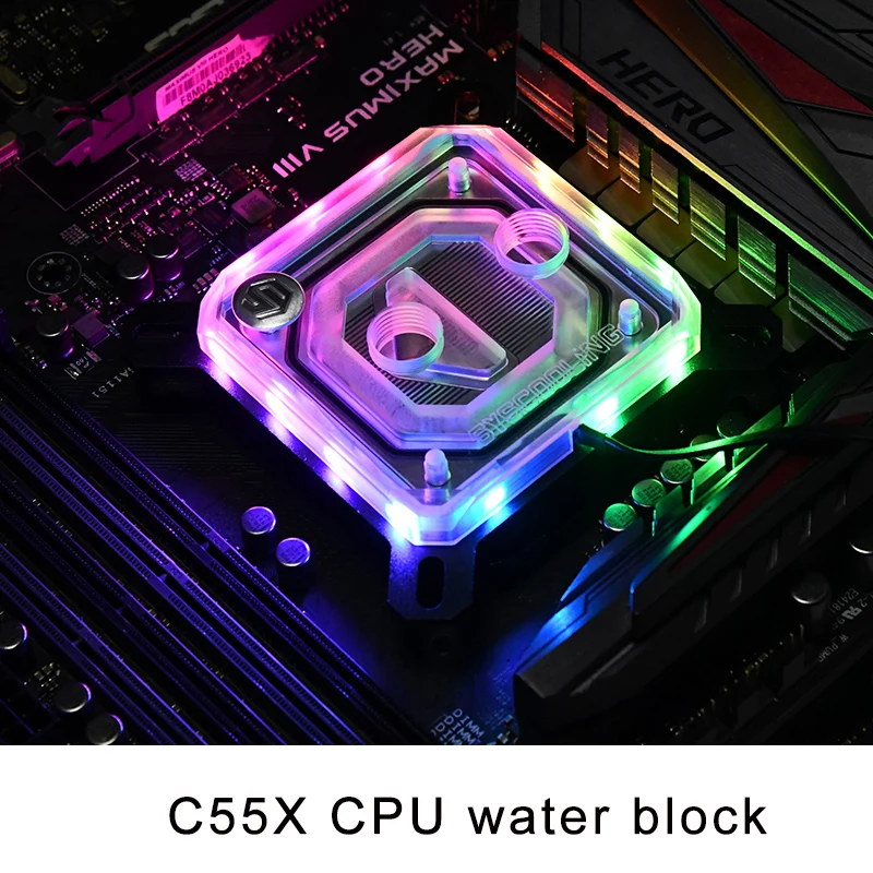SYSCOOLING Gaming Računalnik Hladilne Vode za Vgradnjo DIY Deli PROCESOR GPU tekočinsko hlajenje, komplet z RGB