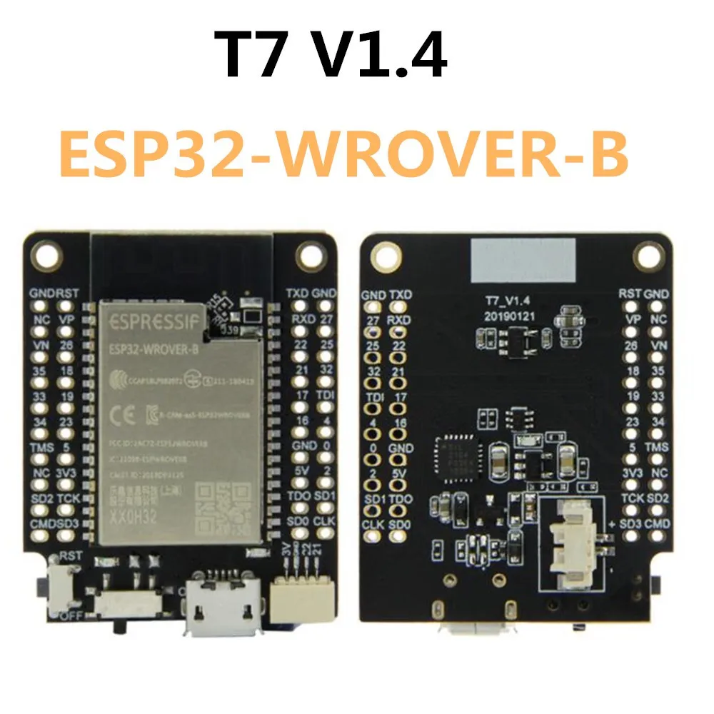 T7 V1.4 Mini32 Širitev Odbor ESP32-WROVER-B 4MB flash 8Mb PSRAM Wi-Fi, Bluetooth Modul Razvoj Odbor