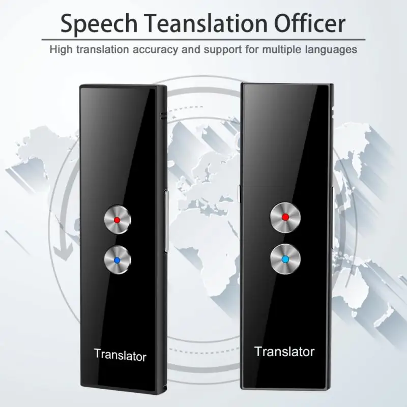 T8+ Instant Glas Prevajalec Mini Prenosni Inteligentni Tolmač Realnem Času Glas 43 Jezikov Za Potovanje