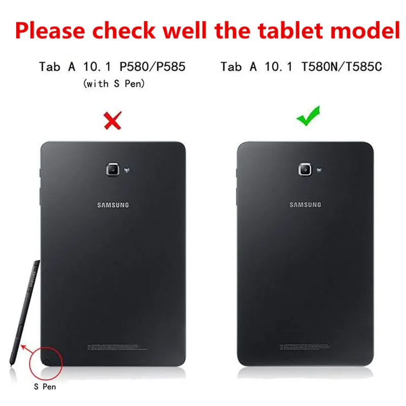 Tablični Pokrovček Za Samsung Galaxy Tab 6 2016 A6 10.1 SM-T580 T585 Risanka Lev Usnjena torbica Za Samsung Tab A6 2016 Primere,