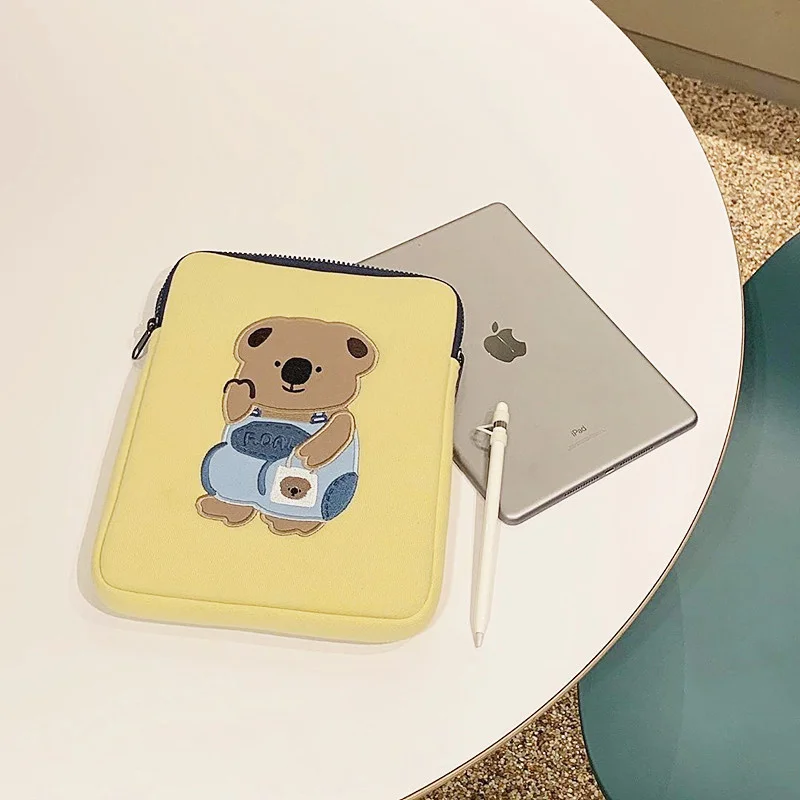 Tablični primeru Srčkan risanka ins luštna punca malo koala 11 inch iPad ravno linijskih vrečko 13-palčni prenosnik vrečko za shranjevanje