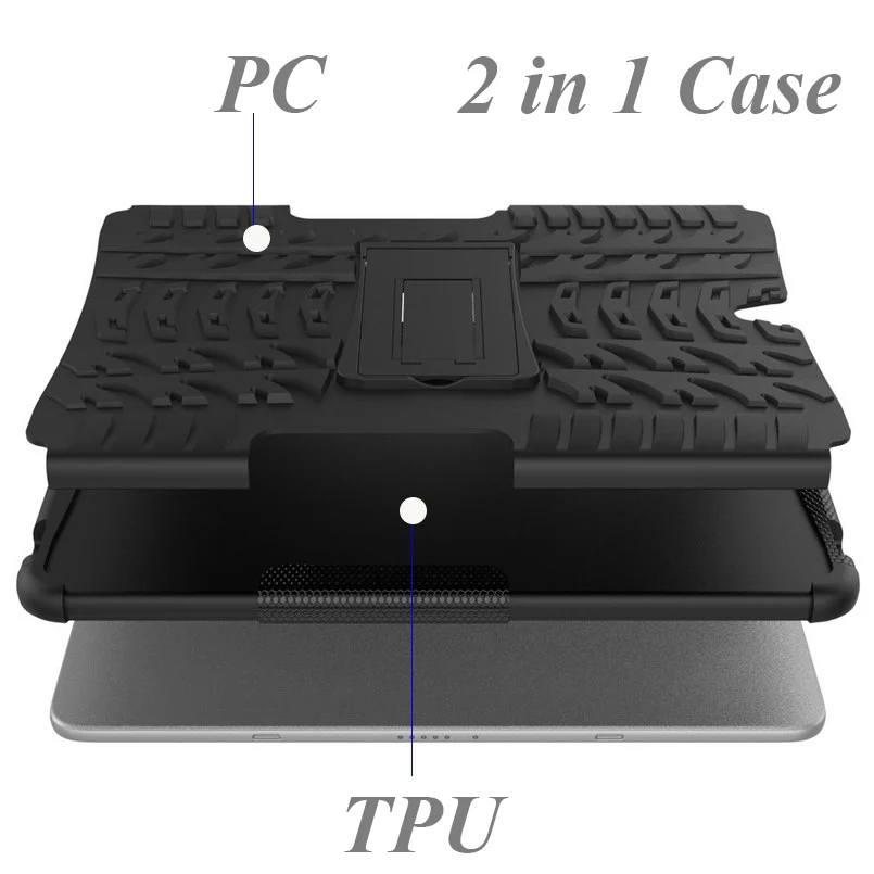 Tablični Primeru za Samsung Galaxy Tab 10.1 2016 z Pisalo SM-P580 P585 TPU in PC Pnevmatike Potiskane Pokrovček za Samsung P580 Funda