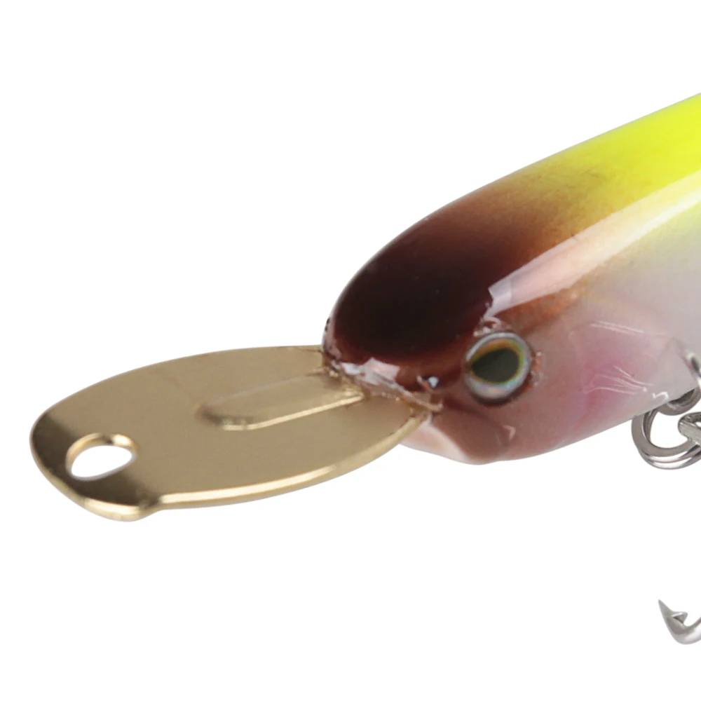 TAF Potopu Pisanec 4 cm 5.5 g 3D Oči Fishing Lure ABS Plastike Kakovost Profesionalno Umetne Trdi Vabe za Krapa Ribolov
