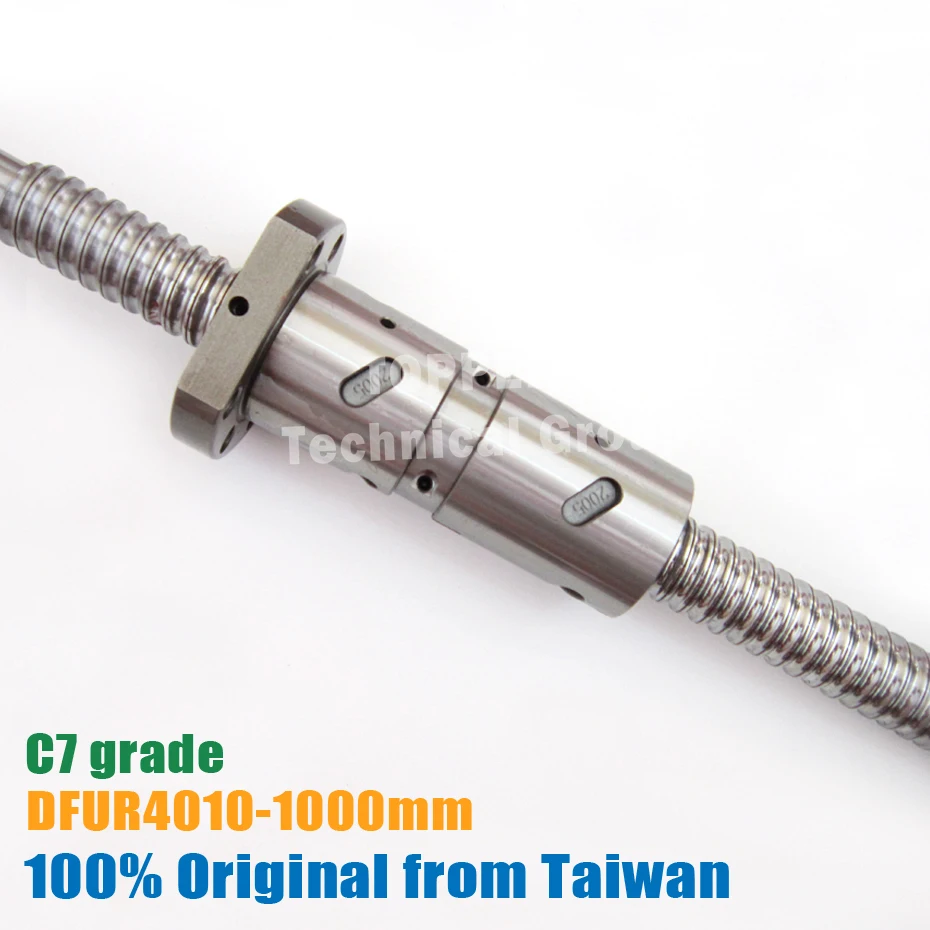 Tajvan TBI DFU4010 C7 žogo velikosti 1000 mm vijak 10 mm vodi z novimi OFU4010 ballnut visoko natančnostjo CNC diy komplet DFU set