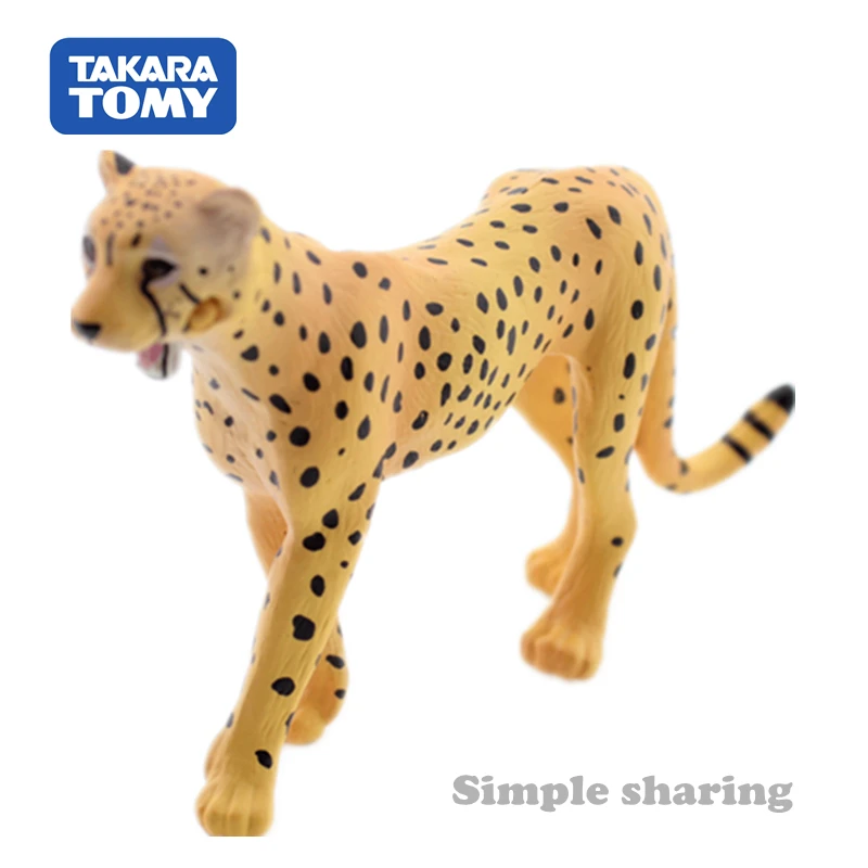 Takara Tomy Tomica Ania Živali Avanturo Cheetah Slika Model Kit Kot 13 Diecast Smolo Otroške Igrače Smešno Čarobno Otroci Trojk