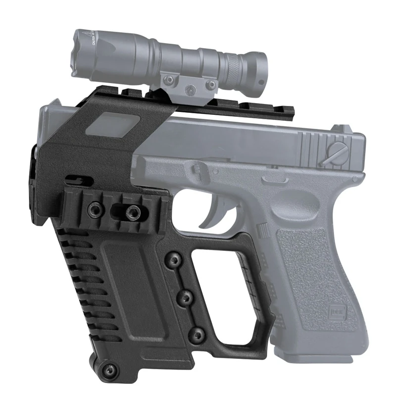 Taktično Pištolo Karabin Kit Glock Železniškega Znanja Nakladalno Napravo Za Glock 17 18 19 Airsoft Vojaško Pištolo Področje Lova 2 Barvi