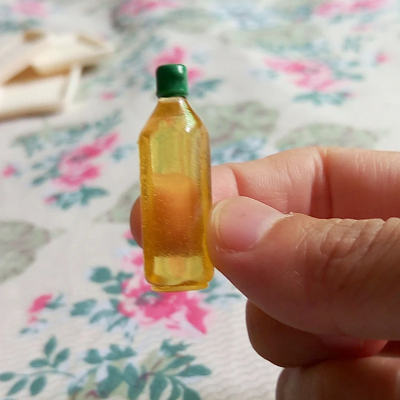 Tanduzi 20PCS Kawaii Smolo Oljčno Olje Miniaturni Lutke Olje, Steklenica Mini Smolo Chrysoprase DIY Simulacije Hrane Doma Dekor