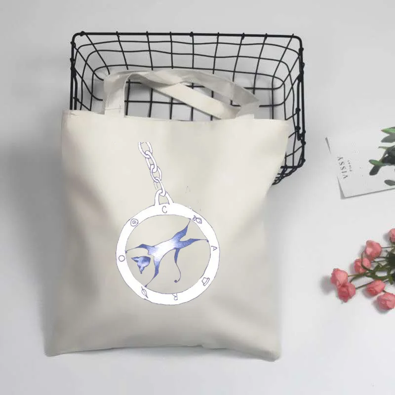 Tarot nakupovalno vrečko Krožni vzorec shranjevanje organizator vrečko platno kosilo embalaža ramenski torbica igriv vrečko kuhinjski pripomočki