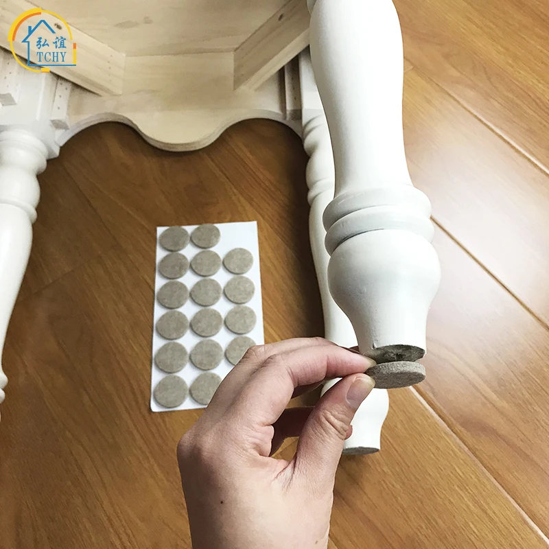TCHY 5mm Non-slip Počutil Stol Footpad Samolepilni Pohištvo Noge Tla Zaščitnik Lepljive Tipke za Namizni Hrupa Dokaz Mat Oskrba na Domu