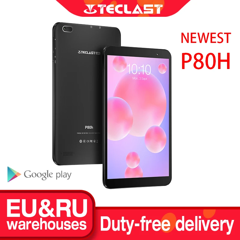 Teclast P80H Tablet Android 10 2 GB RAM, 32 GB ROM 8 Inch Tablette IPS 1280x800 SC7731E Quad core Tablet PC Dual Camera GPS, WIFI