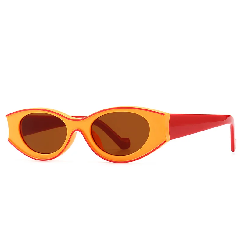 TEENYOUN blagovno Znamko Design Mačka Oči Slog, sončna Očala Za Ženske, Moške Diamond Očala Fishtail Okvir sončna Očala Očala Oculos UV400