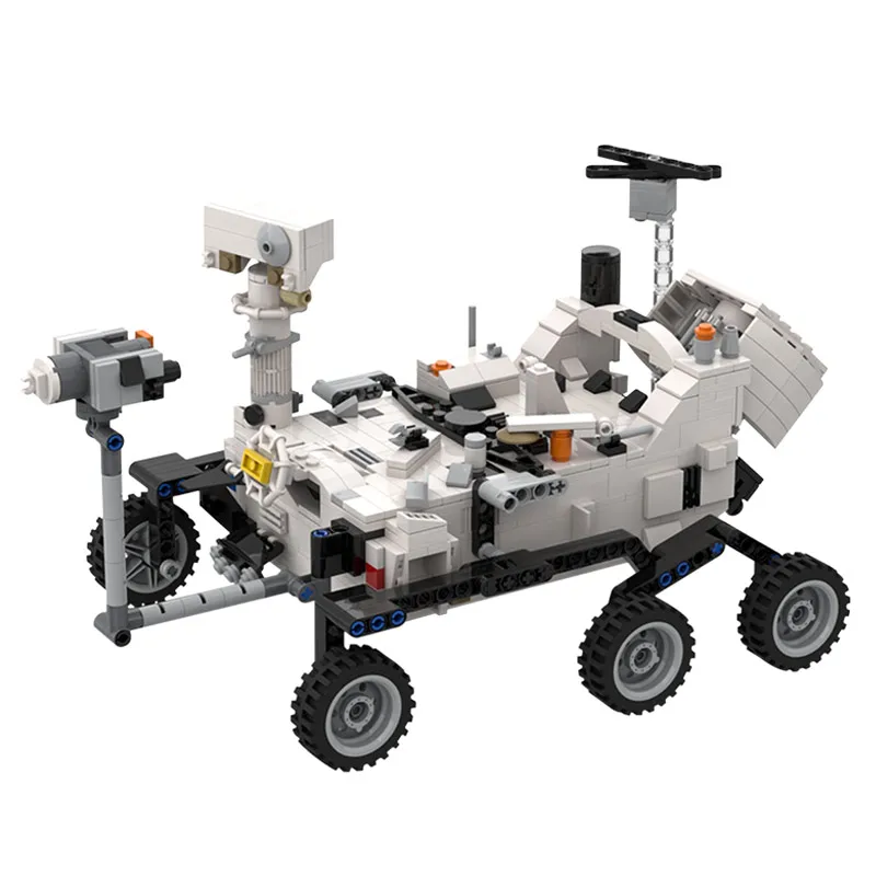 Tehnika Vesolja gradniki MOC-48997 Vztrajnost Mars Rover Model Opeke DIY Izobraževalne Igrače za Otroke Božič Darilo