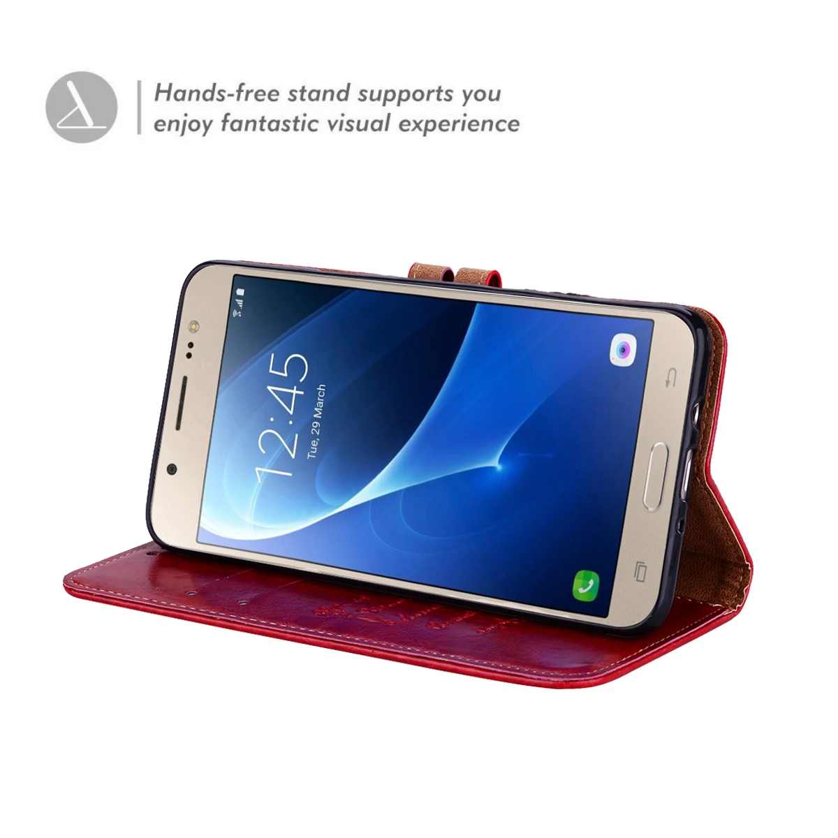 Telefon Primeru Za Samsung Galaxy J510 J5 2016 Različica Denarnica Usnje Stojalo Zasnove Mobilni Telefon Pokrovček Za Samsung J510F Primerih