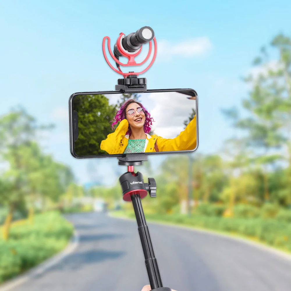 Telefon Vlog Prenosni Razširitev Mini Stojalo Selfie Palico Pole Gopro Hero 8 7 6 5 Seji Osmo Fotoaparat 1/4 Vijaki Nastavljivo Stojalo