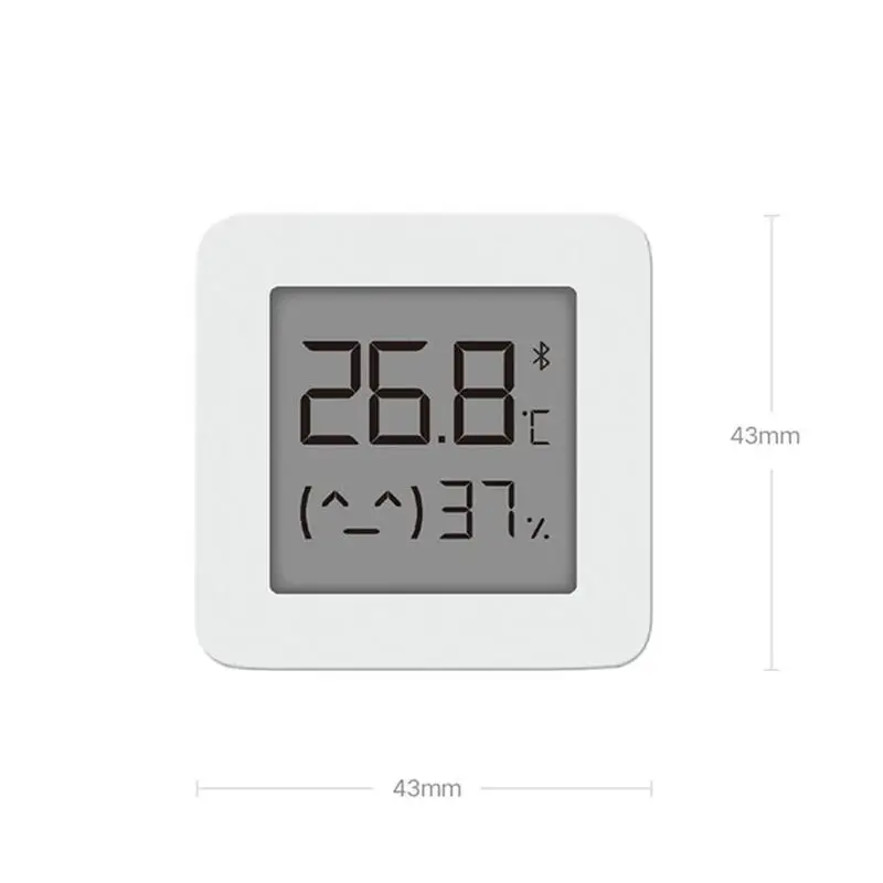 Termometer, Higrometer 2 BT LCD Zaslon Digitalni Merilnik Vlage Vlažnost Temperatura Bluetooth Dobave Senzor Mijia B6C2