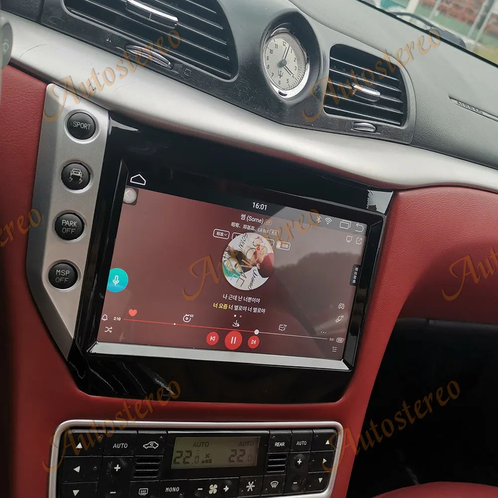 Tesla Slog PX6 Android 9.0 4+64GB avtoradio, Predvajalnik, GPS Navigacija CARPLAY DSP Za Maserati GT GC Grancabrio GranTurismo 2007-15