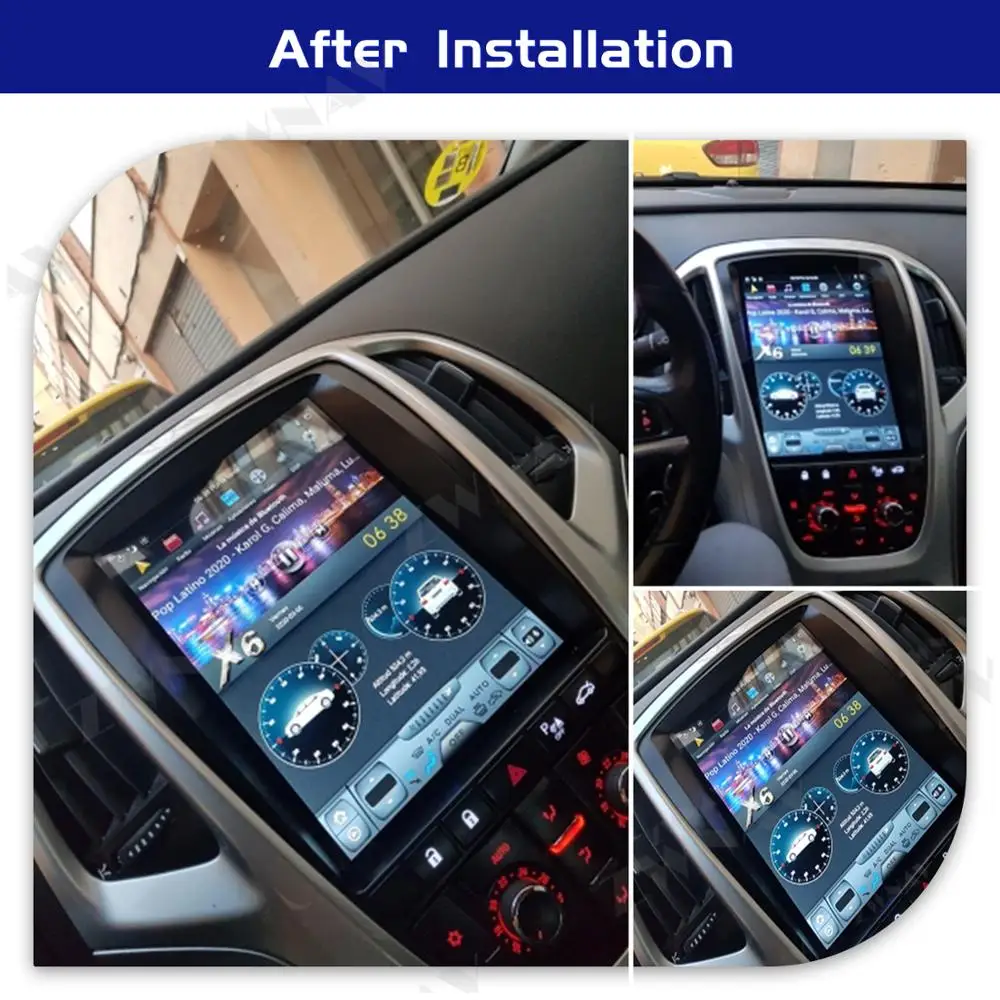 Tesla Slog Zaslon Android 9.0 Avto Multimedijski Predvajalnik Za Opel ASTRA J 2012 2013 GPS Navigacijo, Audio stereo Radio vodja enote