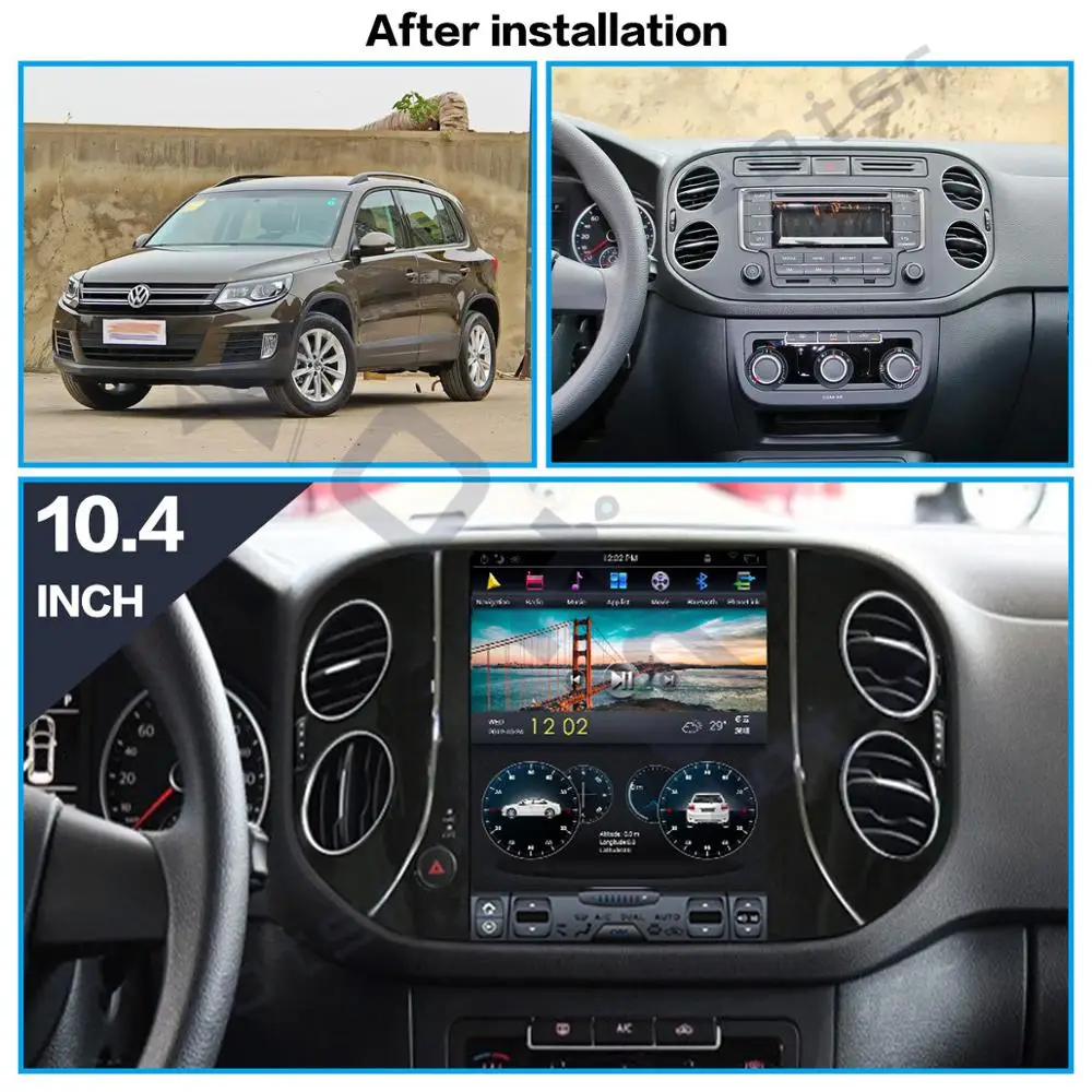 Tesla Zaslon Android PX6 Za Volkswagen/VW Tiguan 2010-2016 Avto Večpredstavnostna Radio Stereo Predvajalnik, GPS Navigacija Vodja enote Carplay