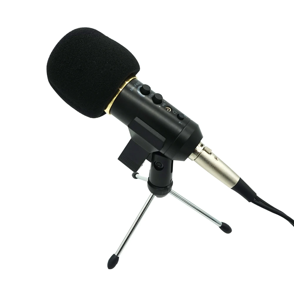 TGETH MK-F400TL / MK-F500TL Studio Mikrofon Kondenzatorski USB Snemanje Zvoka Dodaj Stojalo Prost Gonilnik Za Mobilni Telefon, Računalnik