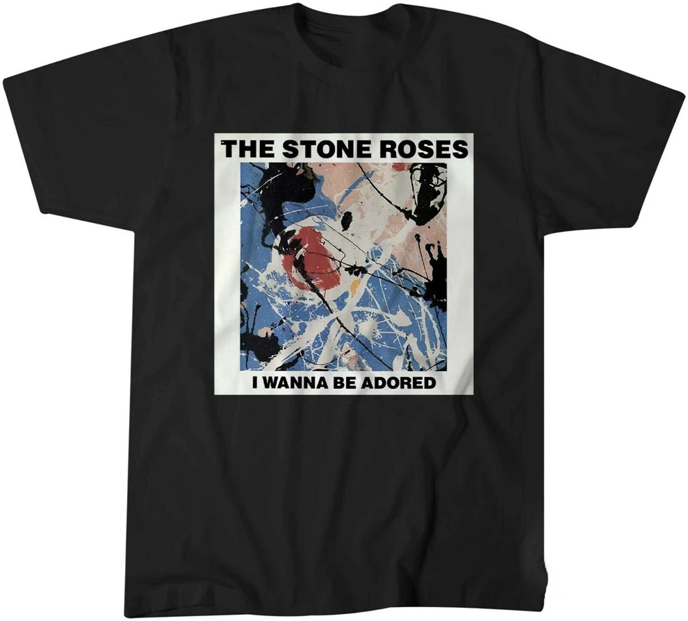 The Stone Roses Hočem Biti Oboževal Tshirt Majica S Kratkimi Rokavi Moški Otroci, Ženske 0172 Plus Velikost Oblačila Tee Majica