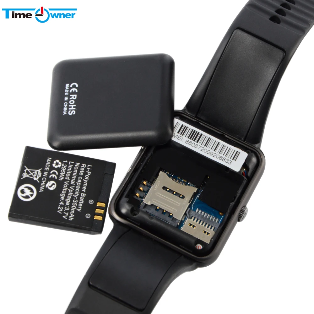 TimeOwner Bluetooth Smart Watch GT08 Ura Nosljivi Naprave za ročno uro za Xiaomi Samsung S3, HTC, Sony Android pametne ure