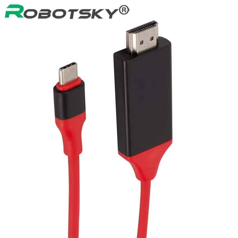 Tip C Do HDMI Kabel USB 3.1 Do HDMI 4K Visoke Hitrosti Adapter Moški Moški Pretvornik USB-C Kabli Za Samsung S8