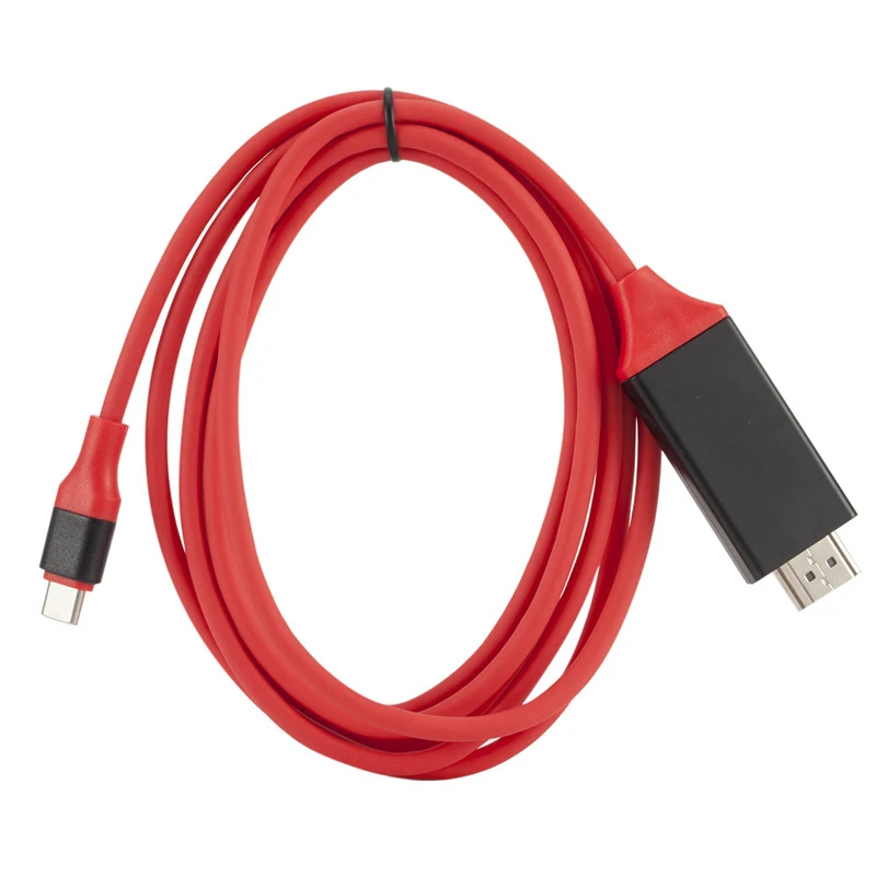 Tip C Do HDMI Kabel USB 3.1 Do HDMI 4K Visoke Hitrosti Adapter Moški Moški Pretvornik USB-C Kabli Za Samsung S8