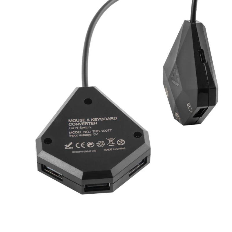 Tipkovnice Miške Adapter USB Združljiv z Nintendo Switch / Stikalo Lite / PS4 / PS3 / XBOX En / XBOX 360 Konzole