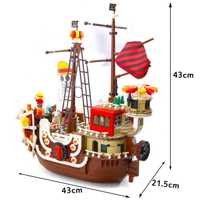 Tisoč Sončnih Ladje, Pirate Čoln Ustvarjalca Model Gradniki 1484 Kos Opeke Fantje Rojstni Dan Darila Otroci Igrače Za Otroke
