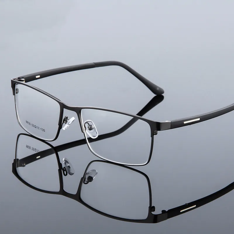 Titanove Zlitine Očala Okvir Moških Tankih Kovinskih Kvadratnih Kratkovidnost Recept Polno Optičnih Očala Okvirji Za Očala Oči