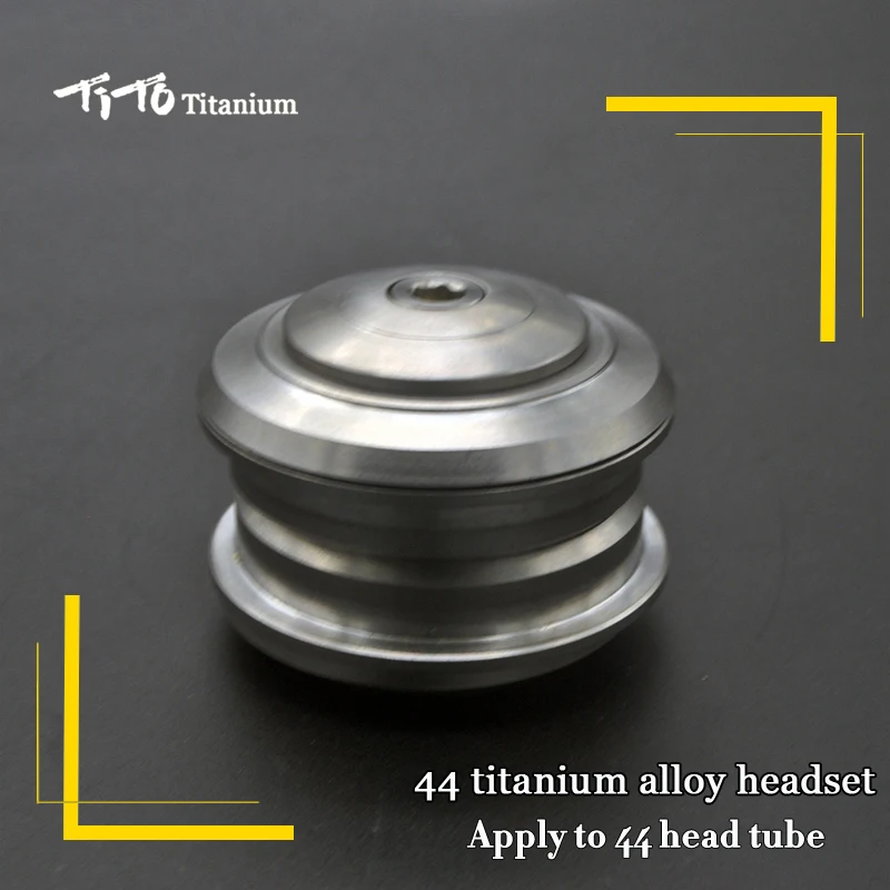 TiTo Titanove zlitine Threadless Slušalke MTB Cestno Kolo titana Dele Koles, Kolesarski Slušalke 34 mm/44/41.8-52 mm konus
