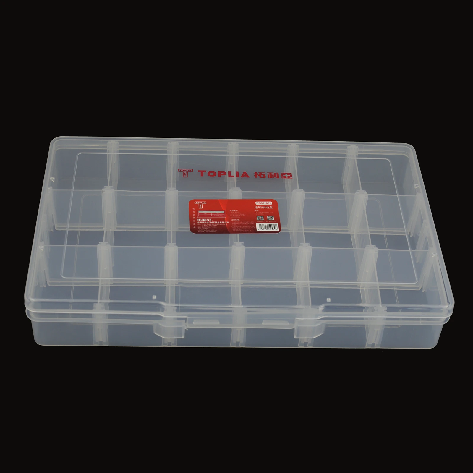 TOPLIA RB011011 Pregleden Škatla za Shranjevanje,18 Slots Celice Prenosni Nakit Škatla za Orodje Posodo Deli Vijak Komponenta Škatla za Shranjevanje