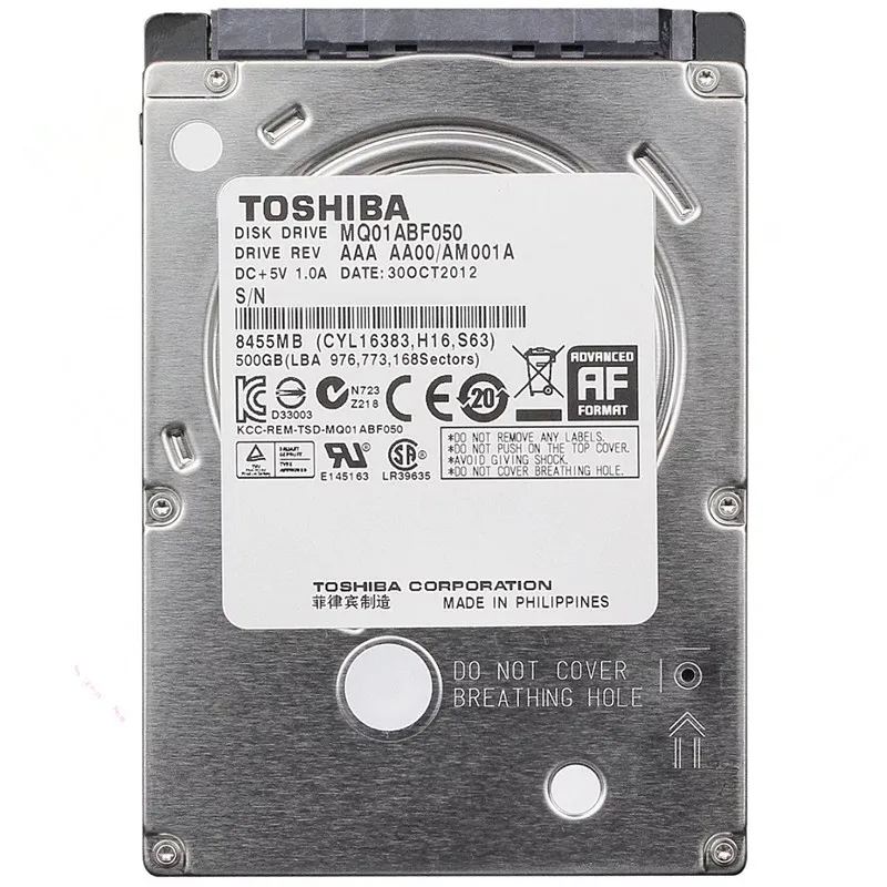 Toshiba Notranji Trdi Disk 2TB 1TB 500 GB 250GB 320GB HDD 2.5 Sata za Prenosnik 2.5 Sata Trdi Disk Trdi Disk Hardisk HD 5400RPM