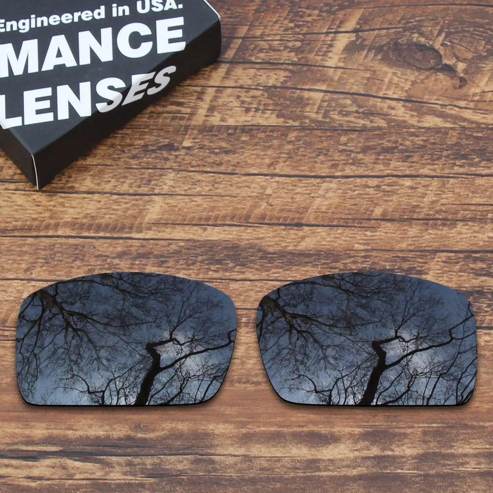 ToughAsNails Polarizirana Zamenjava Leč za Oakley Oil Boben sončna Očala Črna Barva (Objektiv Le)