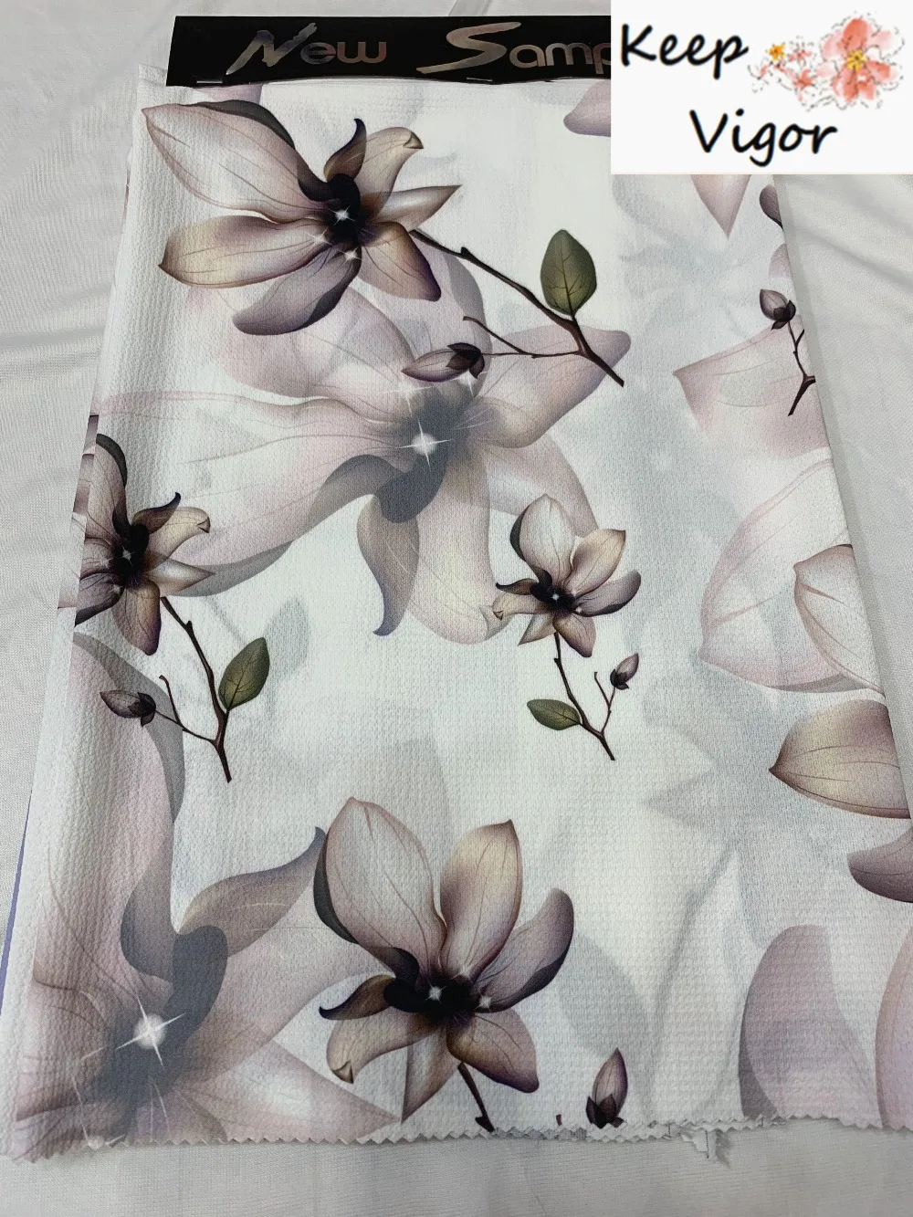 Tovarniško usmerjanju prodaje (1meter) mehko elegantno veliko cvetja poln tiskanih dobra kvaliteta tkanine za lady stranka obleko DIY čipke QS015
