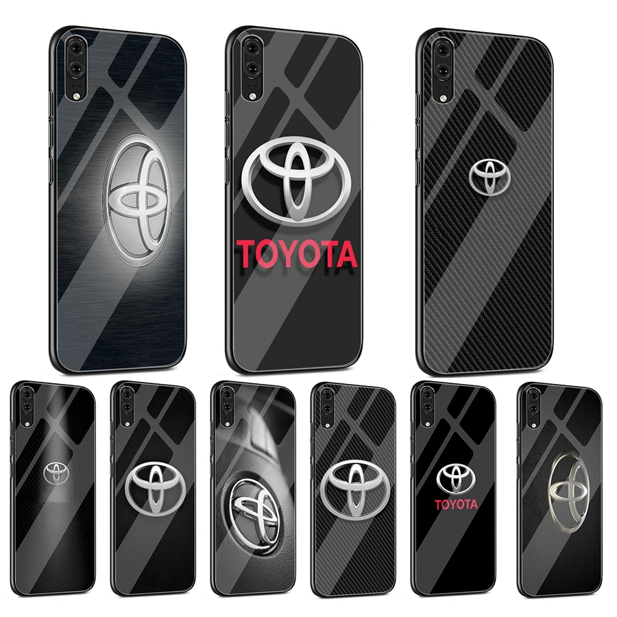 Toyota Luksuzni Mobilni Mehko Stekla Primeru Telefon za Samsung A10 A20 A30 A40 A50 A60 A70 A51 A71 A81 Pokrov