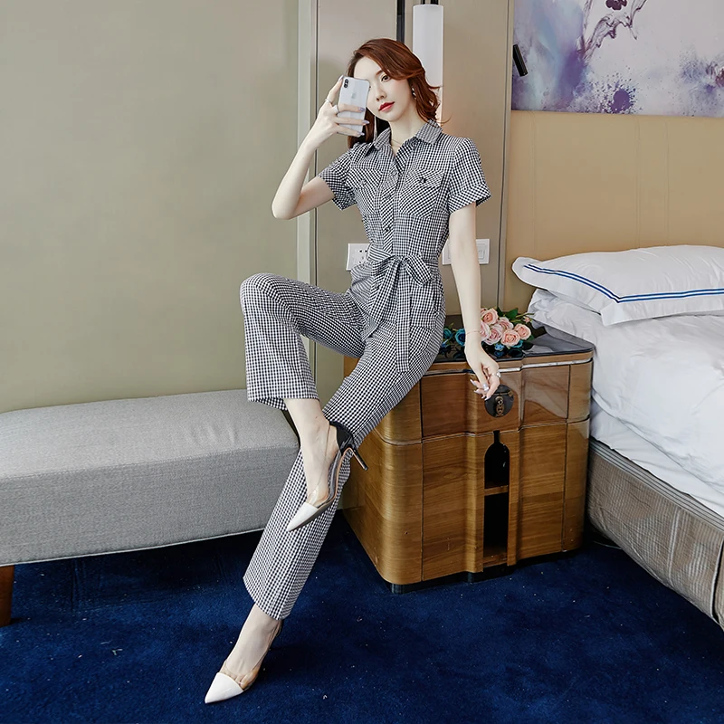 Tplaid Enem Kosu Hlače Korejski Igralne Obleke Ženska Jumpsuit Salopette Femme Combinaison Femme Elegantno Combinaison Kombinezon