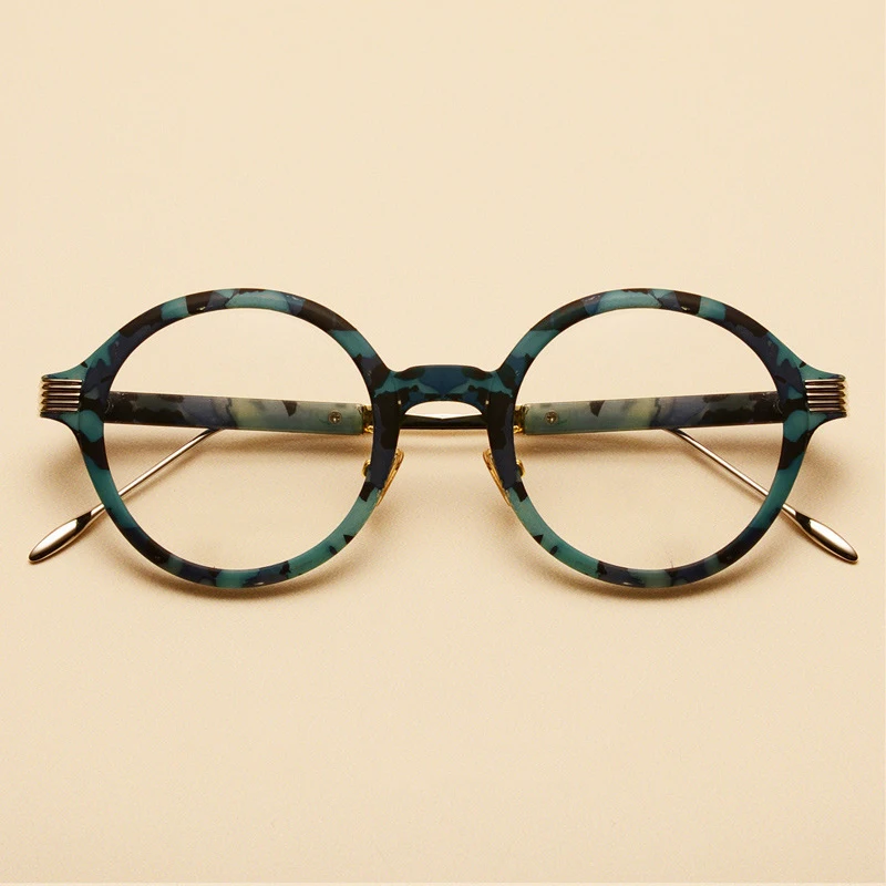 TR90 Krog Očal Okvir Ženske Moški Letnik Krog Optična Očala za Kratkovidnost Recept za Očala Okvirji Jasno Očala Oculos