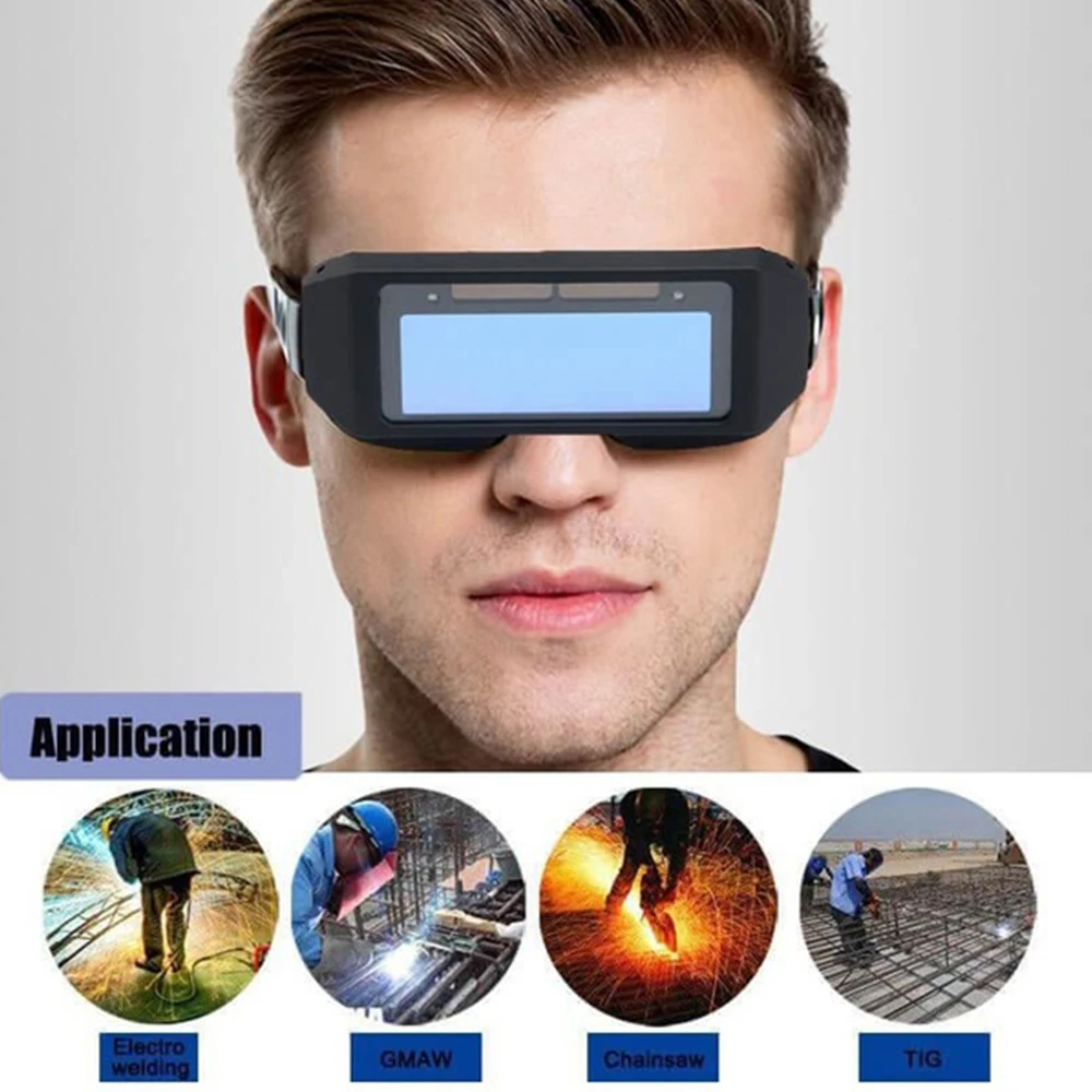 Trajno Solar Powered Auto Temnenje Varilne Maske, Čelada, Očala Očala za Varilce Loka PC Očala Za Varjenje Varstvo