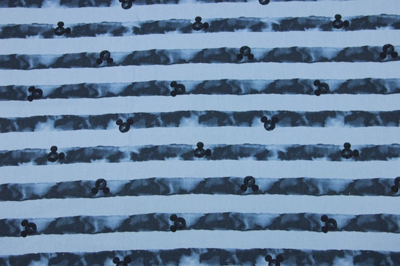 Trak miško tkanine mozaik tiskane bombažne tkanine za Tkiva Otroci Posteljnina tekstilni za Šivanje Tilda Lutka 50*140 CM