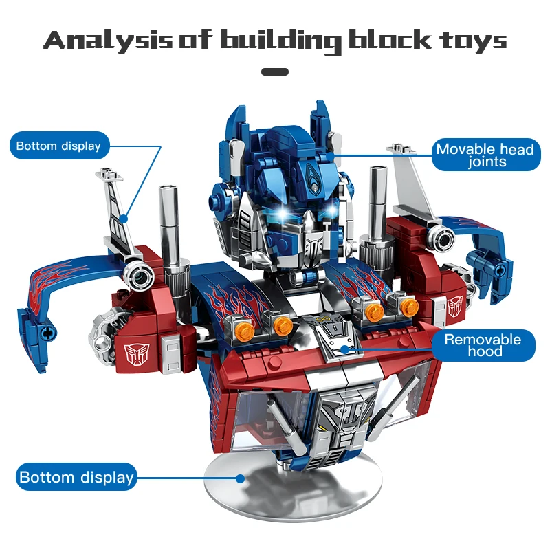 Transformatorji Robot DIY gradniki Optimus Prime Bumbar Super Junaki Tehnika zidarske Opeke Igrače za Otroke Darila