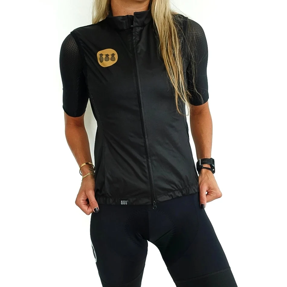 Trespinas žensk black gilet topel Veter suknjič 2020 žensko obleko zunanji kolesarski brezrokavnik cestno kolo Dres pro Team oblačila