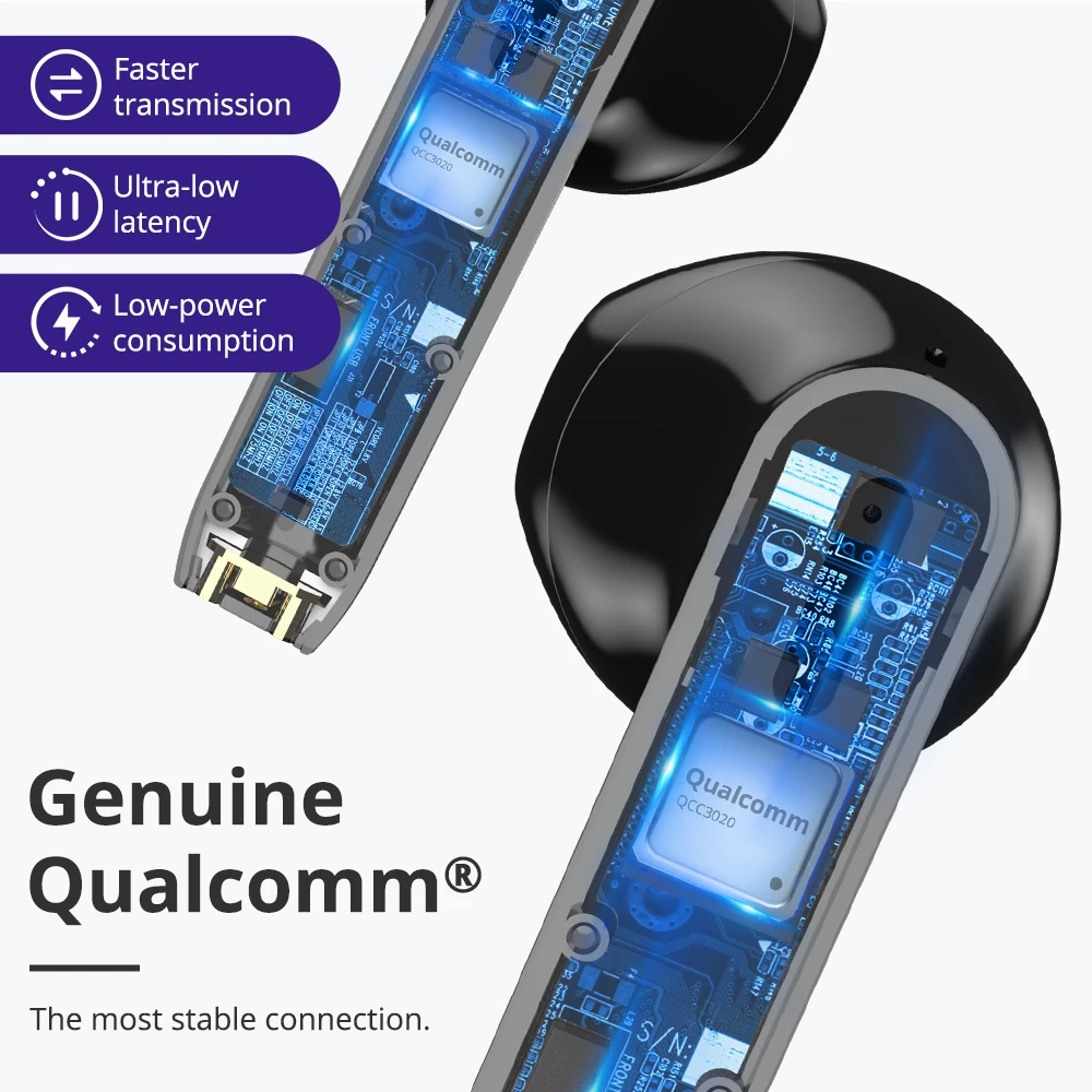 Tronsmart Oniks Ace Brezžične Slušalke Qualcomm AptX TWS Bluetooth 5.0 Šumov 24 ur Čas Pripravljenosti s 4 Mikrofoni