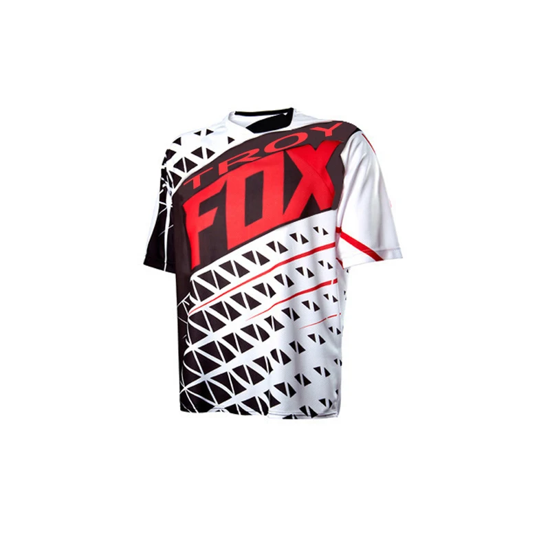Troy Fox MX Umazanijo 360 Dirke Kratek Rokav Motokros Motocikel Vožnjo Motornih New Jersey Jahanje Skuterja T-shirt