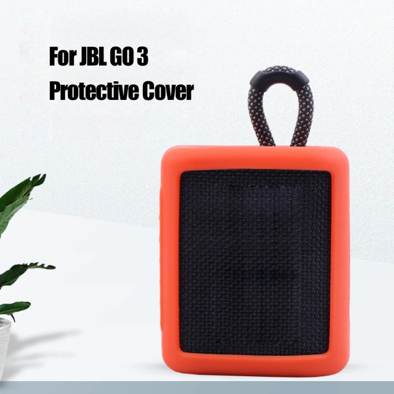 Trpežna Silikonska Primeru Zaščitni Pokrov Lupini Anti-padec Zvočnik Primeru za-JBL POJDITE 3 GO3 Bluetooth Zvočnik Pribor X6HB