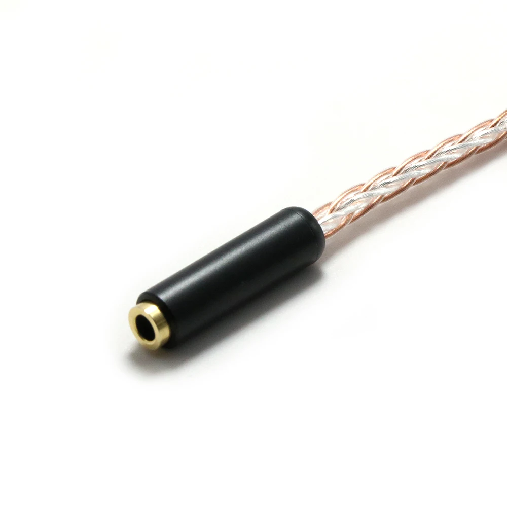 TRRS OFC Silver plated & pozlačeni 4.4 mm Moški na 3,5 mm Uravnoteženo Ženski slušalke Kabel, audio avto nadgradnjo kabel