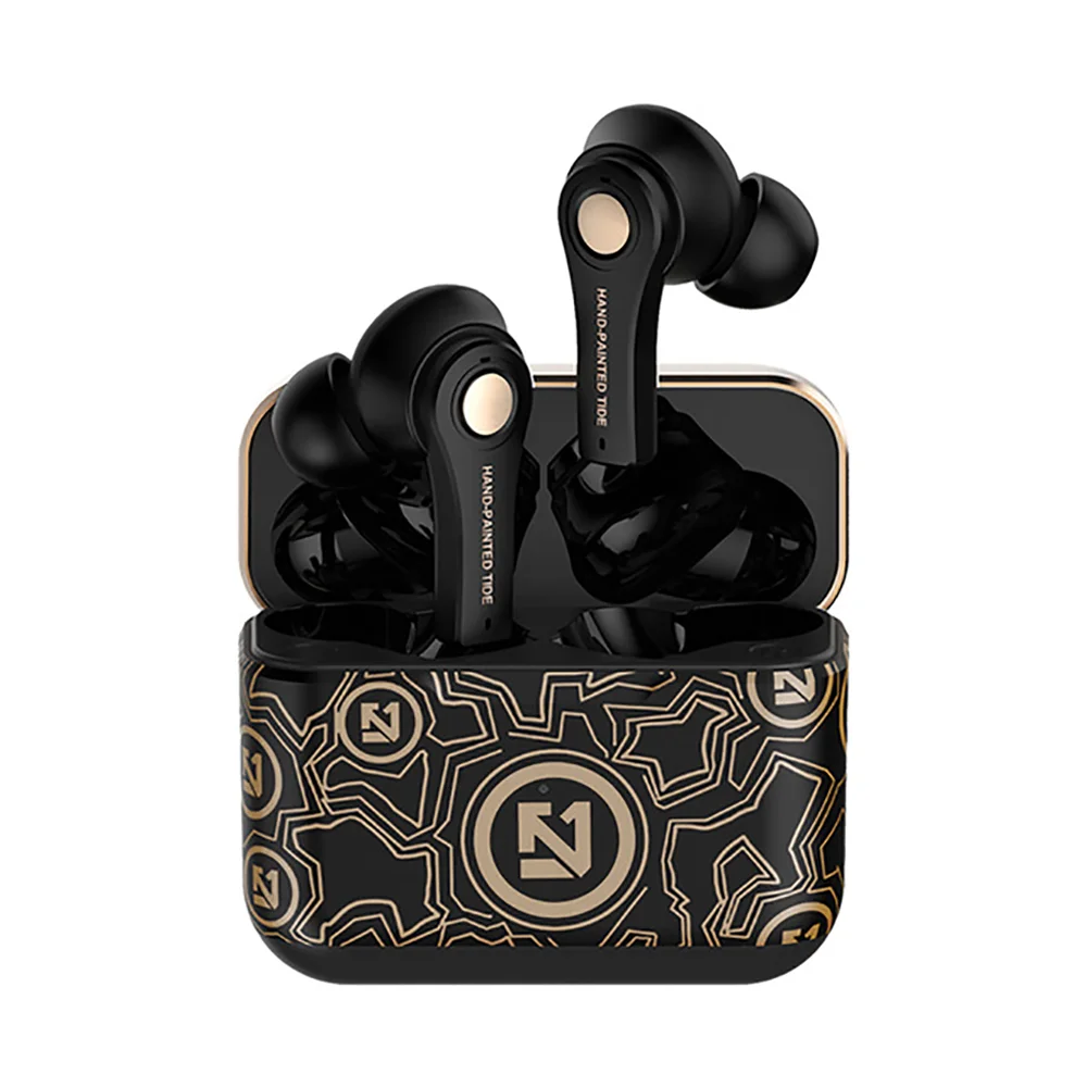 TS100 Brezžične Slušalke Bluetooth in-ear Slušalke Dotik 6D HiFi Stereo Surround Stereo Bas Slušalke za Pametni Telefon