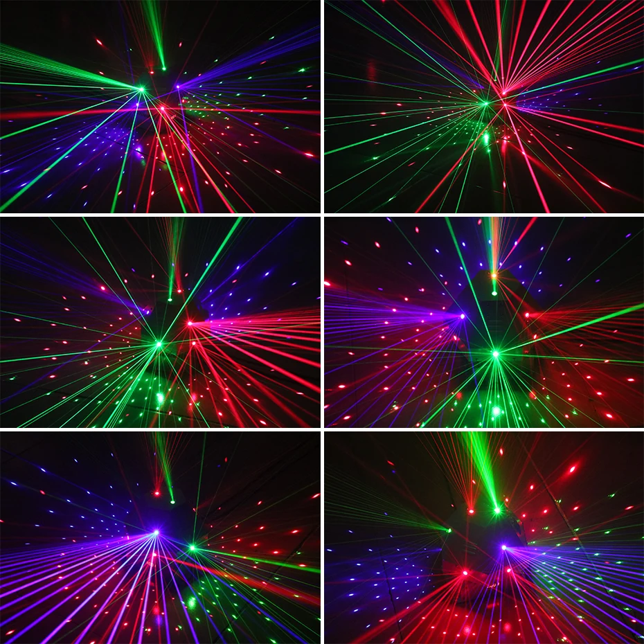 TUJEC 1W RGB Laserski Žarek Razsvetljavo Učinek Laserja Vzorci Projektor DJ Disco Party, Ples, Poroka Božič Bar KTV DMX Gibljive Glave