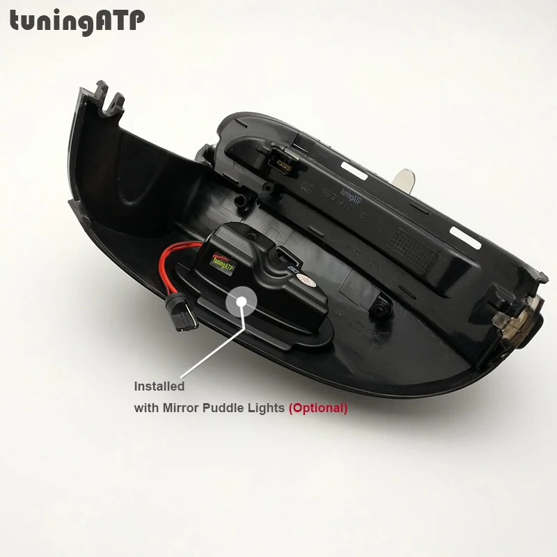 TuningATP Prekajene LED Krilo Ogledalo Kazalnik Zaporedno Dinamičen Zavoj Signal Svetilke Za Volkswagen Golf Mk6 Golf 6 VI R20 Touran 1T3