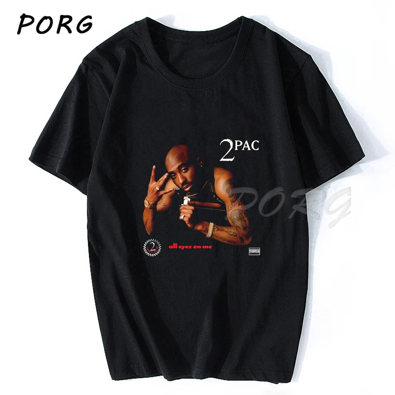 Tupac 2PAC R. I. P Moda Kratek Rokav T Shirt Tiskani Bombaž Vrh Tees Priložnostne Hip Hop Rock N Vratu Rock Glasbe Tee Rap Majica 2020